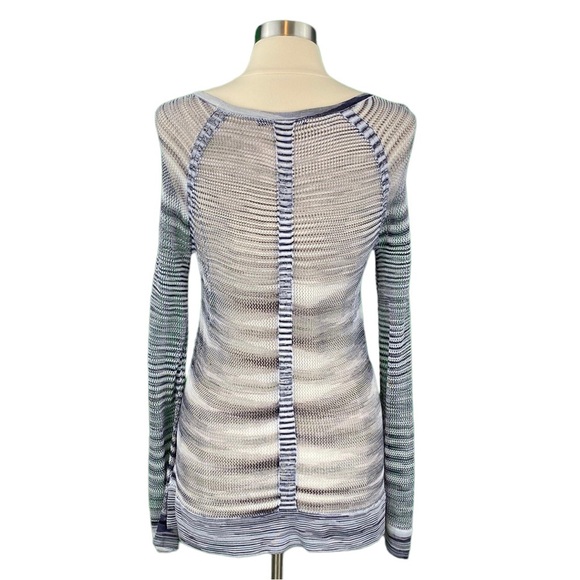 Rag & Bone Casual Gray Mesh Allgauer Raglan Top - Picture 7 of 15